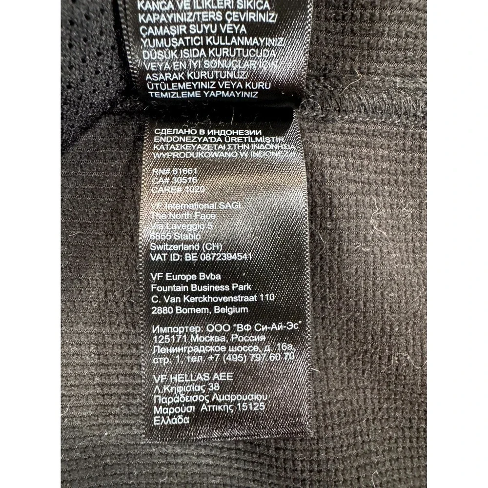 The North Face Ridgewall Soft Shell Vest Mens Large Gray Full Zip Embroidered